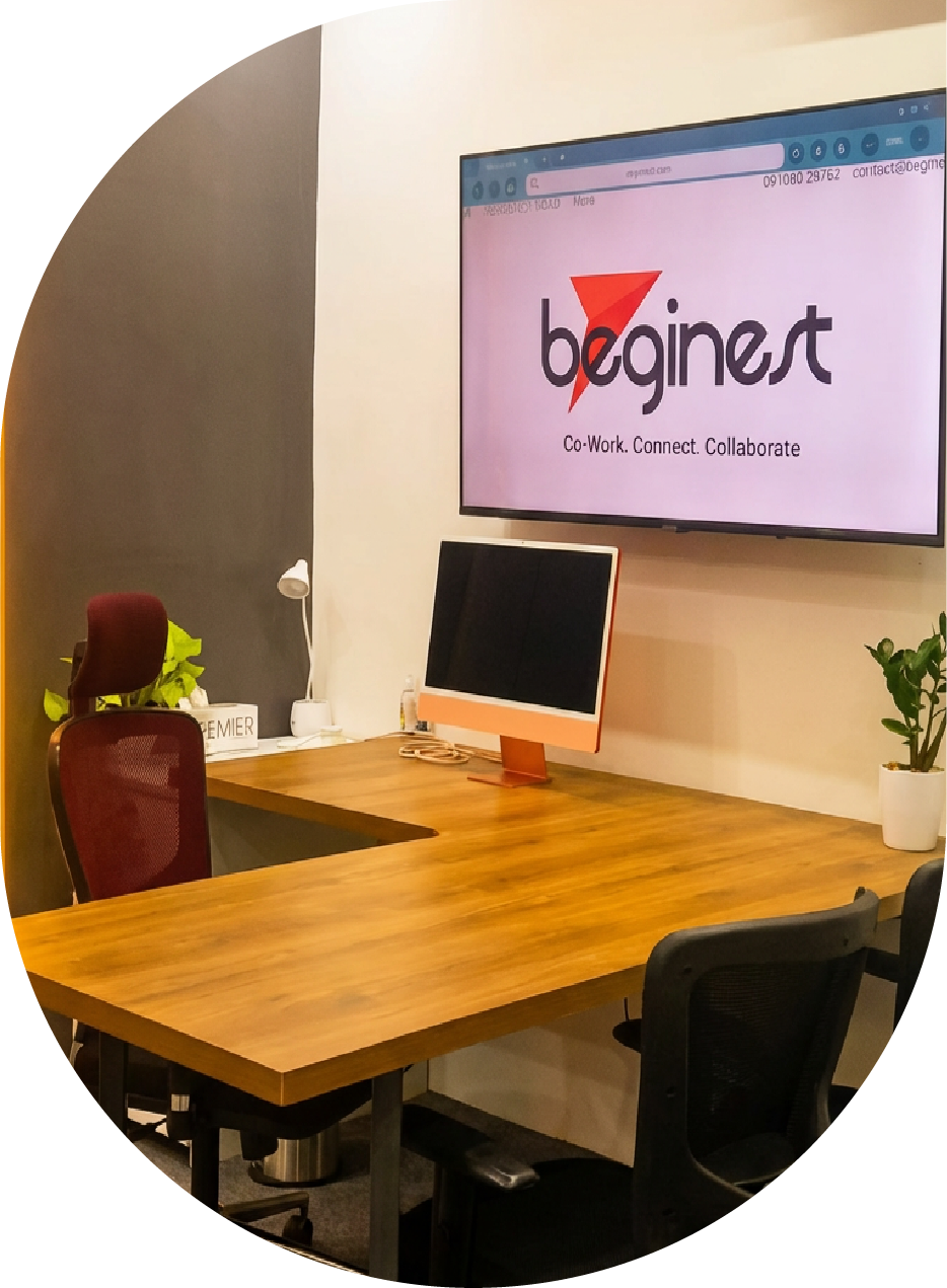 Meeing room for small team in Beginest workspaces harbor 6